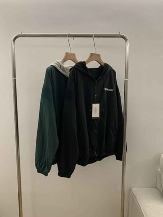 Hooded fleece jacket