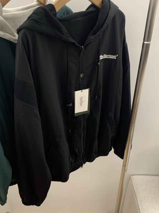 Hooded fleece jacket