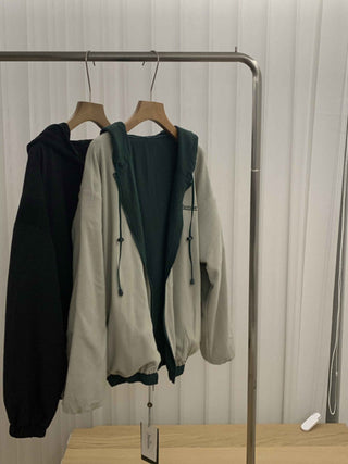 Hooded fleece jacket