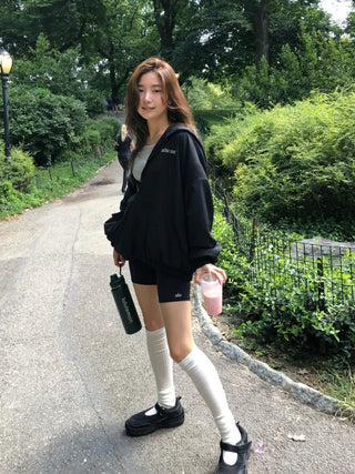 Hooded fleece jacket