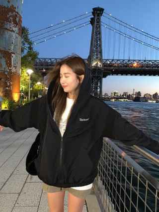 Hooded fleece jacket