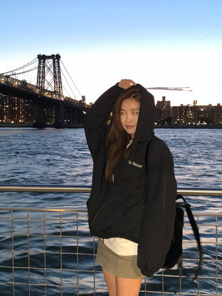 Hooded fleece jacket