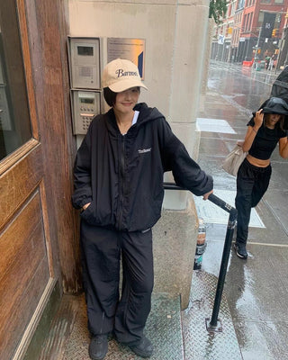 Hooded fleece jacket
