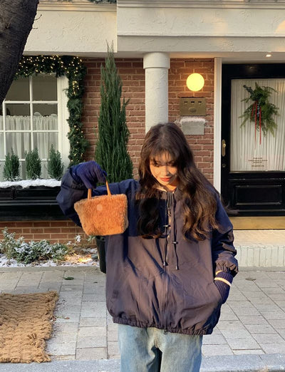 Hooded fleece jacket