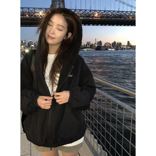 Hooded fleece jacket
