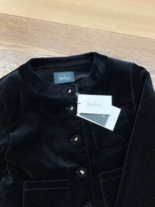 Velvet buckle coat