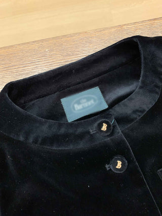 Velvet buckle coat