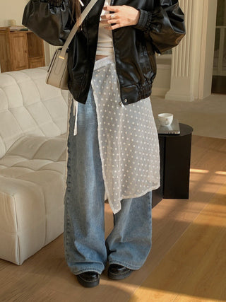 PU leather jacket