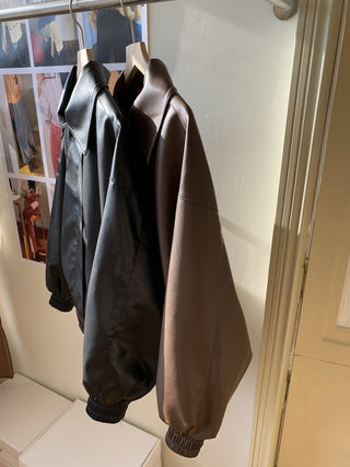PU leather jacket