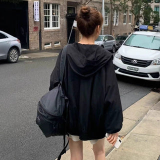 Hood zip coat
