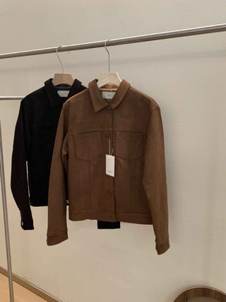 Velvet short coat