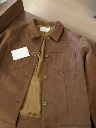 Velvet short coat