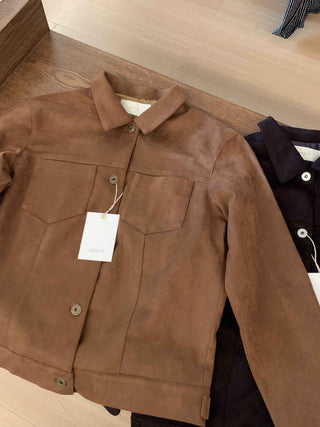 Velvet short coat