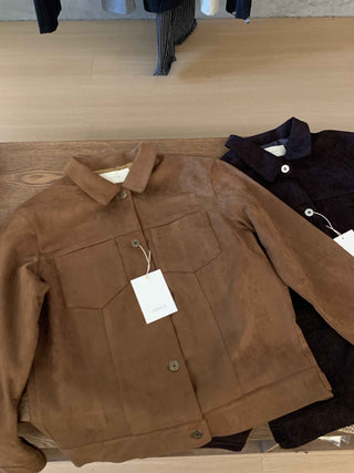 Velvet short coat