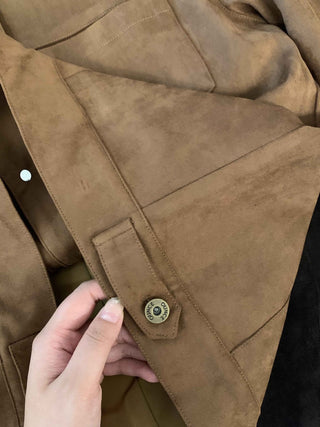 Velvet short coat