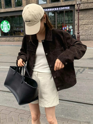 Velvet short coat