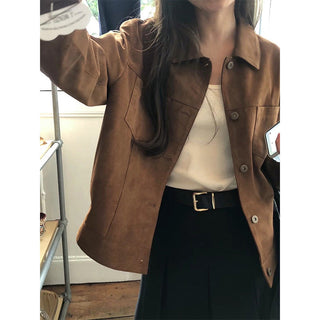 Velvet short coat