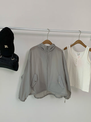 Hooded sun coat