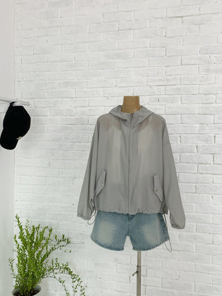 Hooded sun coat