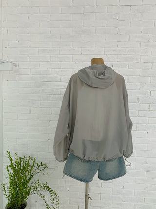 Hooded sun coat