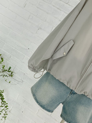 Hooded sun coat