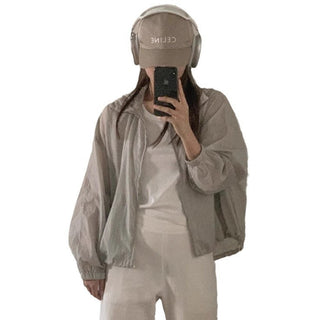 Hooded sun coat