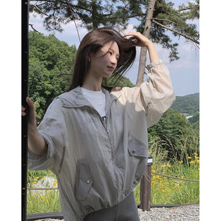 Hooded sun coat