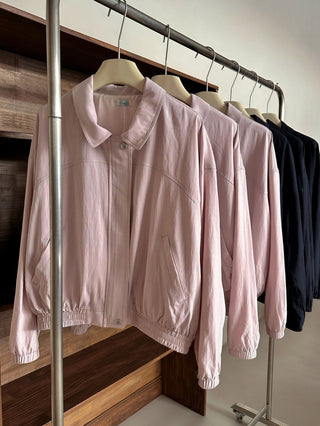 Zipper short jacket