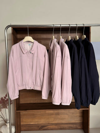 Zipper short jacket