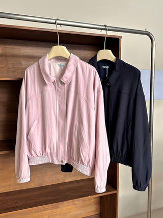 Zipper short jacket