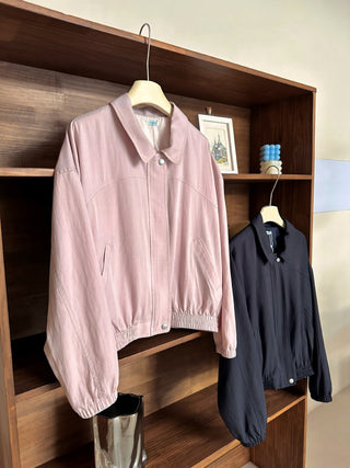 Zipper short jacket
