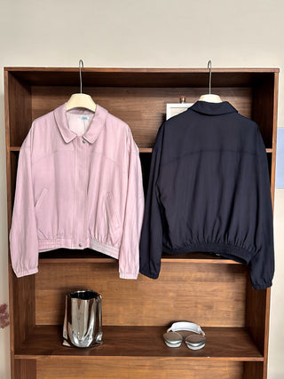 Zipper short jacket