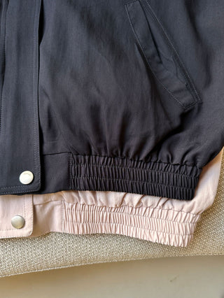 Zipper short jacket