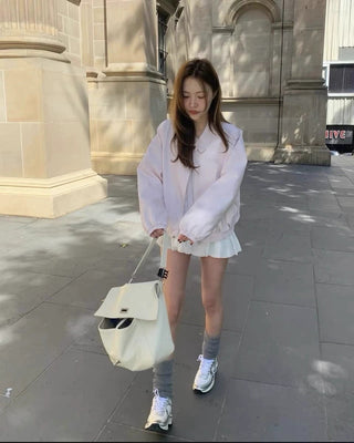 Zipper short jacket