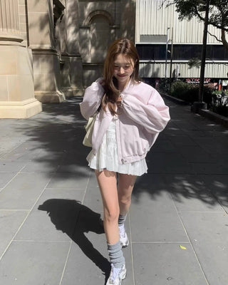 Zipper short jacket