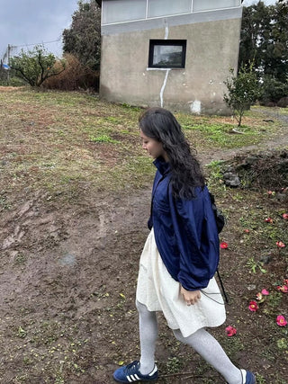 White spring coat