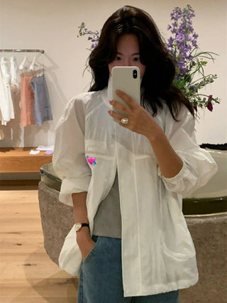 White spring coat