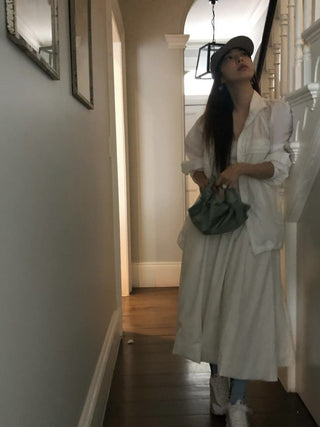 White spring coat