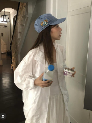 White spring coat