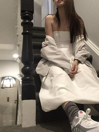 White spring coat