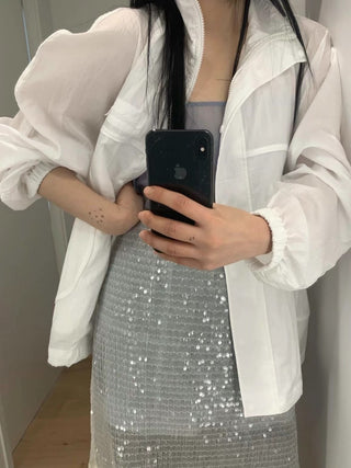 White spring coat