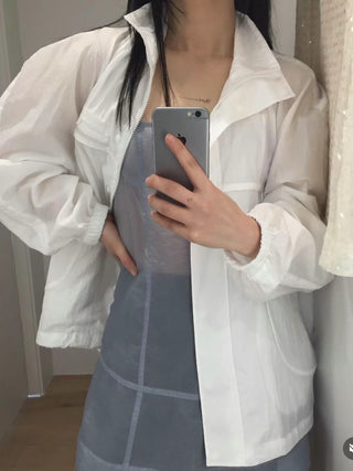White spring coat