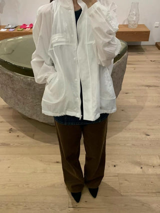 White spring coat