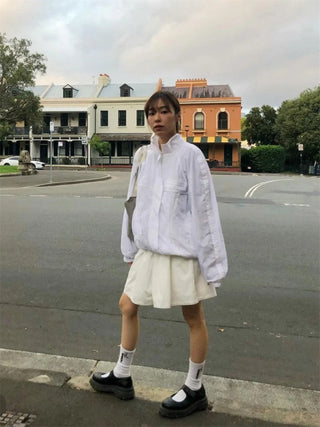 White spring coat