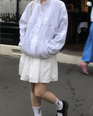 White spring coat