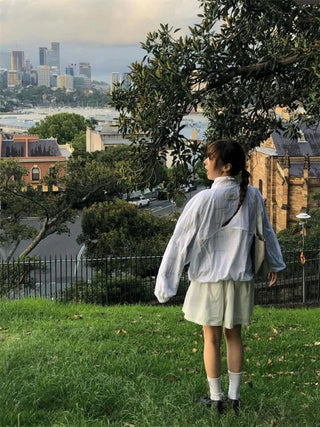 White spring coat