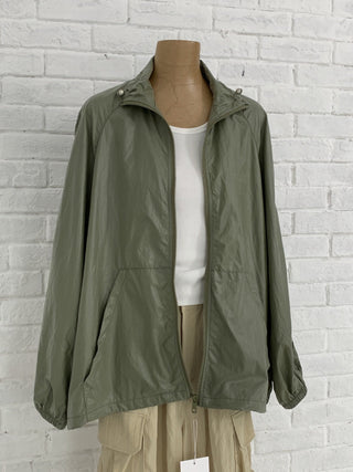 Letter embroidery coat