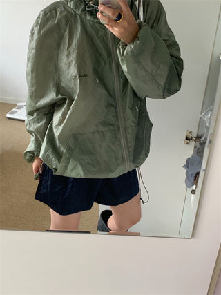 Letter embroidery coat