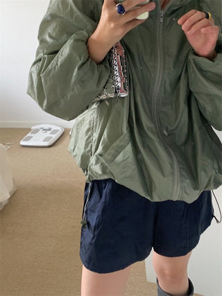 Letter embroidery coat