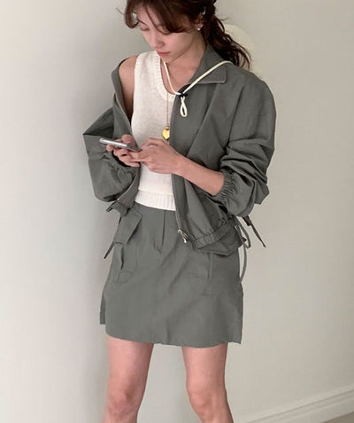 Workwear skirt suit